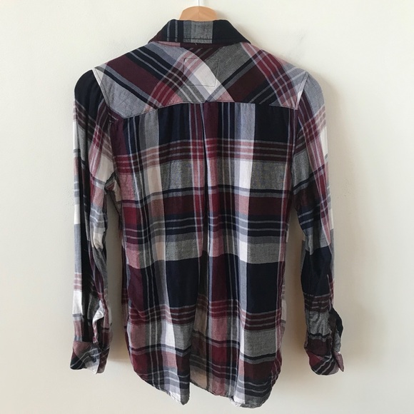 Rails double layer plaid button down - Picture 2 of 9